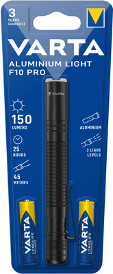 Varta Svítilna Aluminium Light F10 Pro + 2 AAA baterie