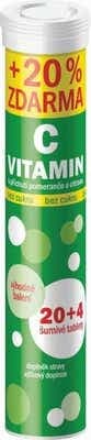 Vitar Vitamin C šumivé tablety bez cukru