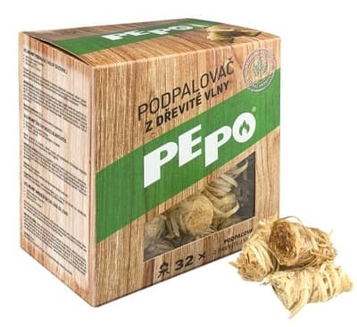 PE-PO dřevitá vlna 32 podpalů