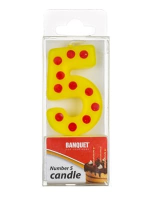 Banquet Svíčka narozeninová č.5