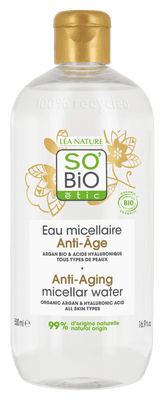 SO’BiO étic Anti-Age Precieux Argan Voda micelární Anti-age s hyaluronem BIO