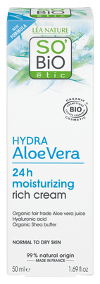 SO’BiO étic Krém bohatě hydratující denní s Aloe vera BIO