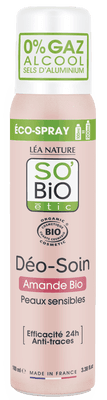 SO’BiO étic Deodorant přírodní Eco Spray 24h — mandle BIO