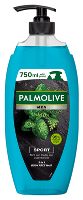 Palmolive Men Revitalizing Sport sprchový gel 3v1 pumpa