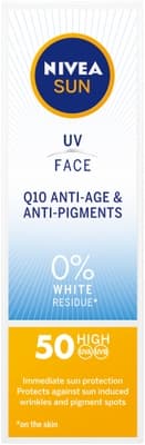 Nivea Sun Q10 Anti-Age Pleťový krém na opalování OF 50
