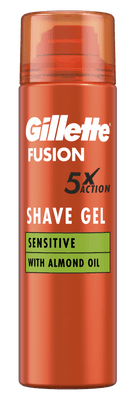 Gillette Fusion Sensitive gel Almond Oil