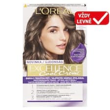 L'Oréal Paris Excellence Cool Creme 7 .11 Ultra popelavá blond, 72 ml + 48 ml + 12 ml + 60 ml