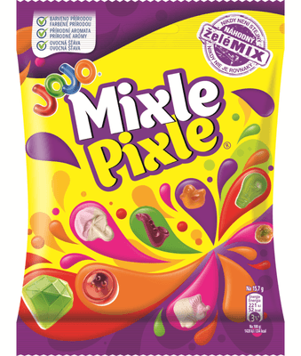 Jojo Mixle Pixle želé bonbóny s ovocnými příchutěmi