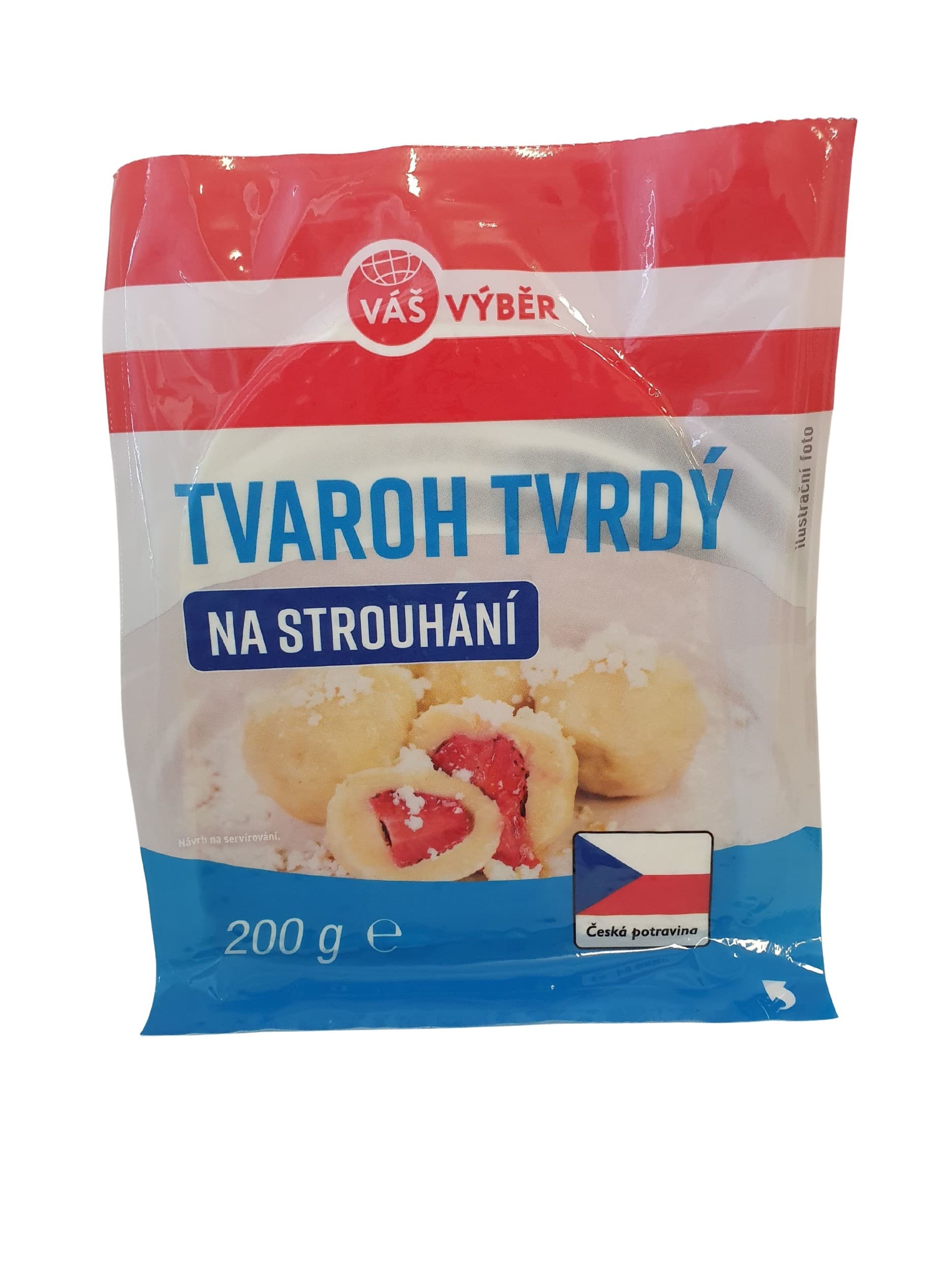 Váš výběr tvaroh tvrdý na strouhání 200 g