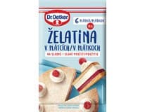 Dr. Oetker Želatina plátky 25 x 10 g
