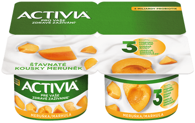 Activia Probiotický jogurt meruňka 4x120g