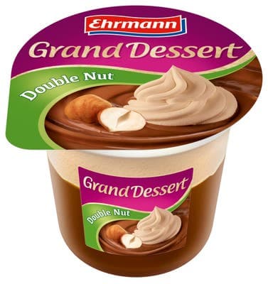 Ehrmann Grand Dessert Double Nut Dessert oříškový s oříškovou šlehačkou