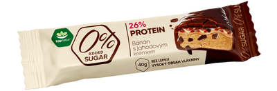 Topnatur Protein tyčinka - Banán s jahodovým krémem