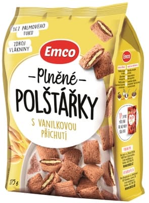 Emco Polštářky s vanilkovou příchutí