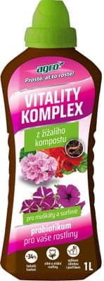 Agro Vitality komplex muškát a surfinie