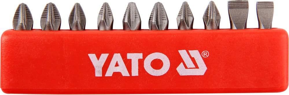 Yato Sada bitů 1/4" 25 mm NON-SLIP 10 ks