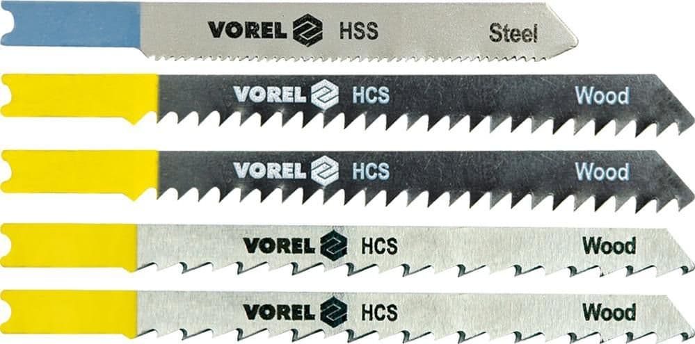 Vorel List do přímočaré pily 4x 105/75 1s76/50 mm 5 ks