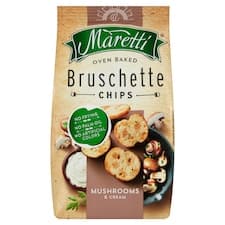 Maretti Bruschette Chips Mushrooms & Cream 70g