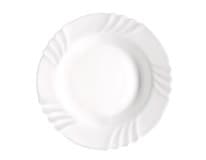Bormioli Talíř hluboký EBRO 24 cm opálové sklo 6 ks