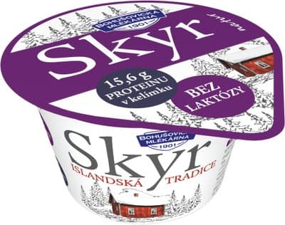 Bohušovická mlékárna Skyr 0,1% tradiční islandský výrobek, bez laktózy