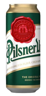 Pilsner Urquell světlý ležák, plech