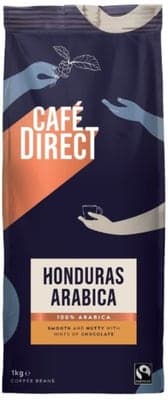Cafédirect BIO zrnková káva Honduras Arabica SCA 83 s tóny karamelu a oříšků