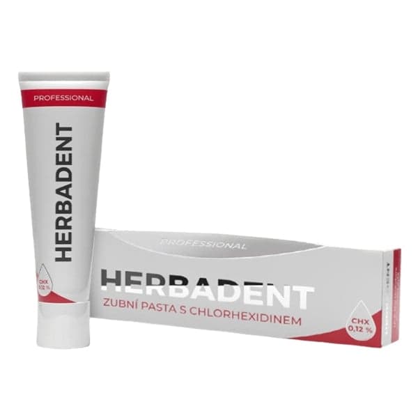 HERBADENT PROFESSIONAL zubní pasta s CHX 0.12% 40g