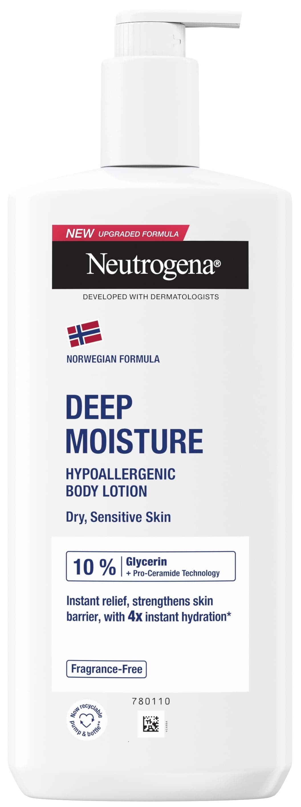 Neutrogena Deep moisture tělové mléko pro citlivou pokožku