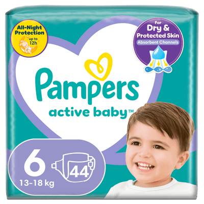 Pampers Plenky Active baby, vel. 6 (13-18 kg)