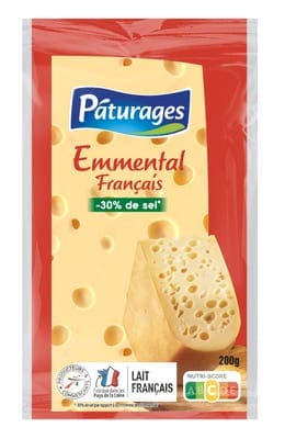 Pâturages Ementál se sníženým obsahem soli