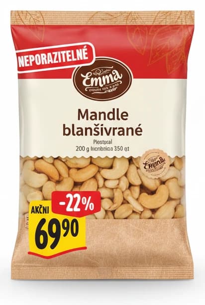 Emma Mandle blanšírované
