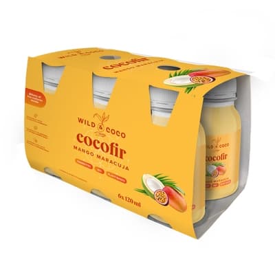 Wild & Coco Cocofir Mango Maracuja 6x 120 ml BIO