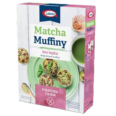 Labeta Muffiny matcha bez lepku