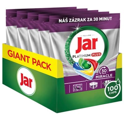 Jar Kapsle na nádobí, box (5x 20 ks)