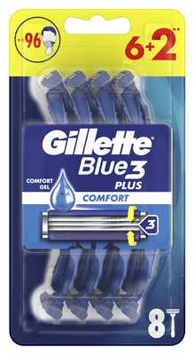 Gillette Blue3 Comfort jednorázová holítka (6 + 2 ks)