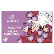 VeltaTea Čaj z Pařezové chaloupky s příchutí malina s borůvkou 20 x 2g (40g)
