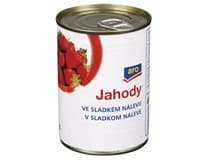aro Kompot jahodový ve sladkém nálevu 8 x 425 ml
