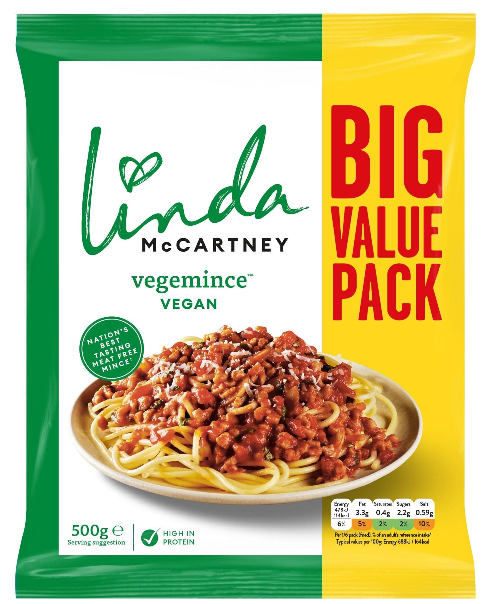 Linda McCartney's Veganské mleté (mražené)
