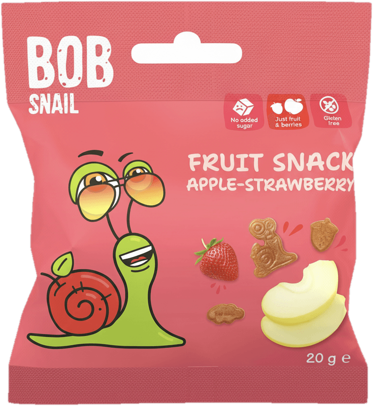 Šnek Bob Ovocný snack jablko–jahoda