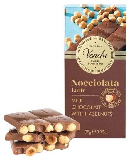 Venchi Mléčná čokoláda s lískovými oříšky