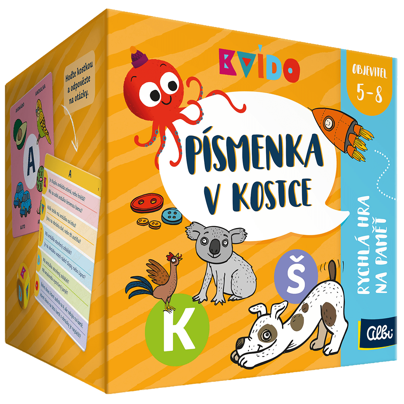 Albi Kvído Písmenka v kostce