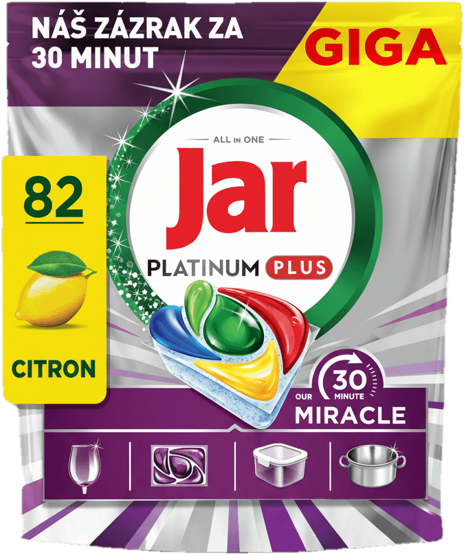 Jar Platinum Plus 30 Minute Miracle tablety do myčky