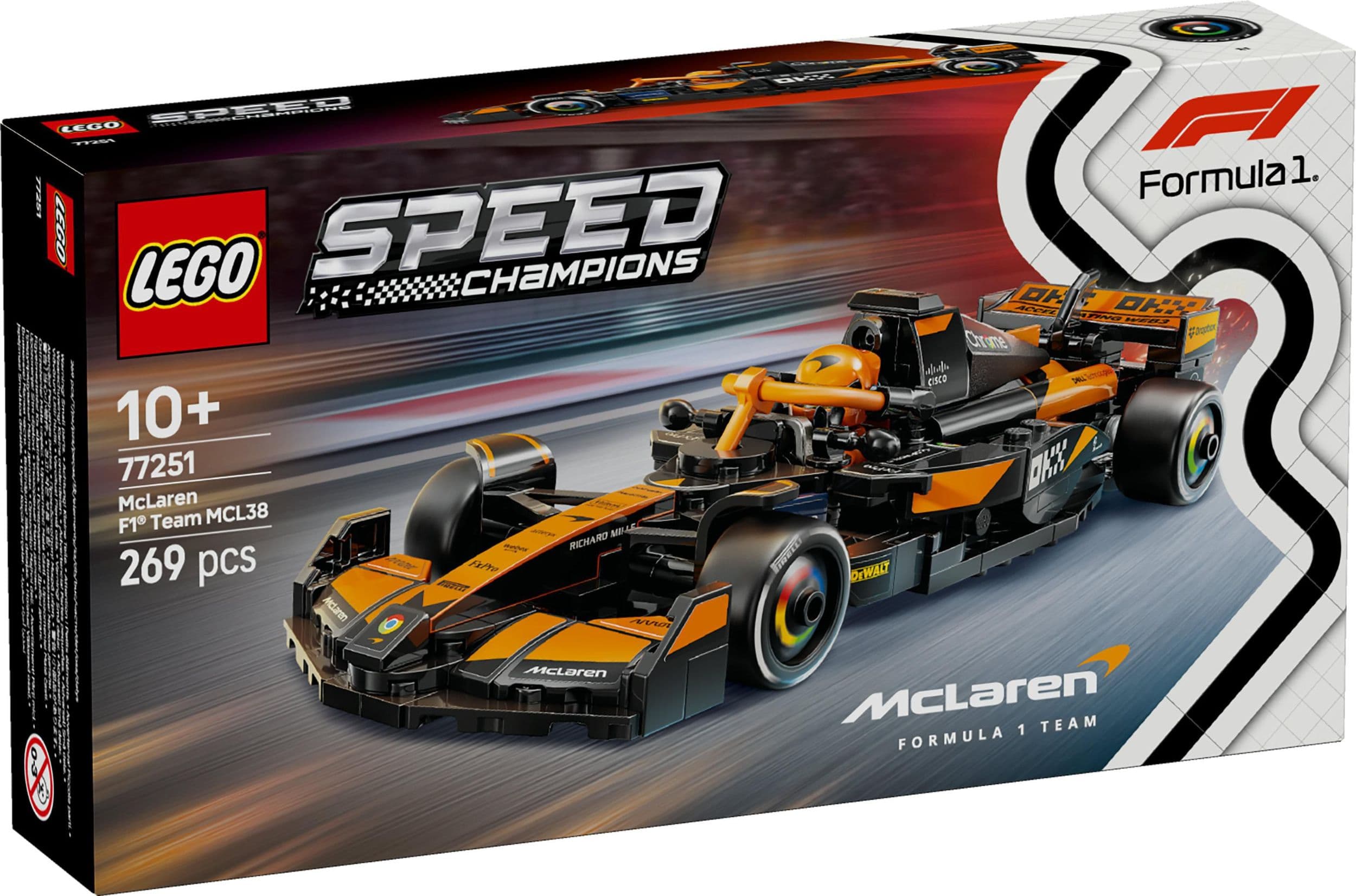 LEGO® Speed Champions 77251 Závodní auto McLaren F1 Team MCL38