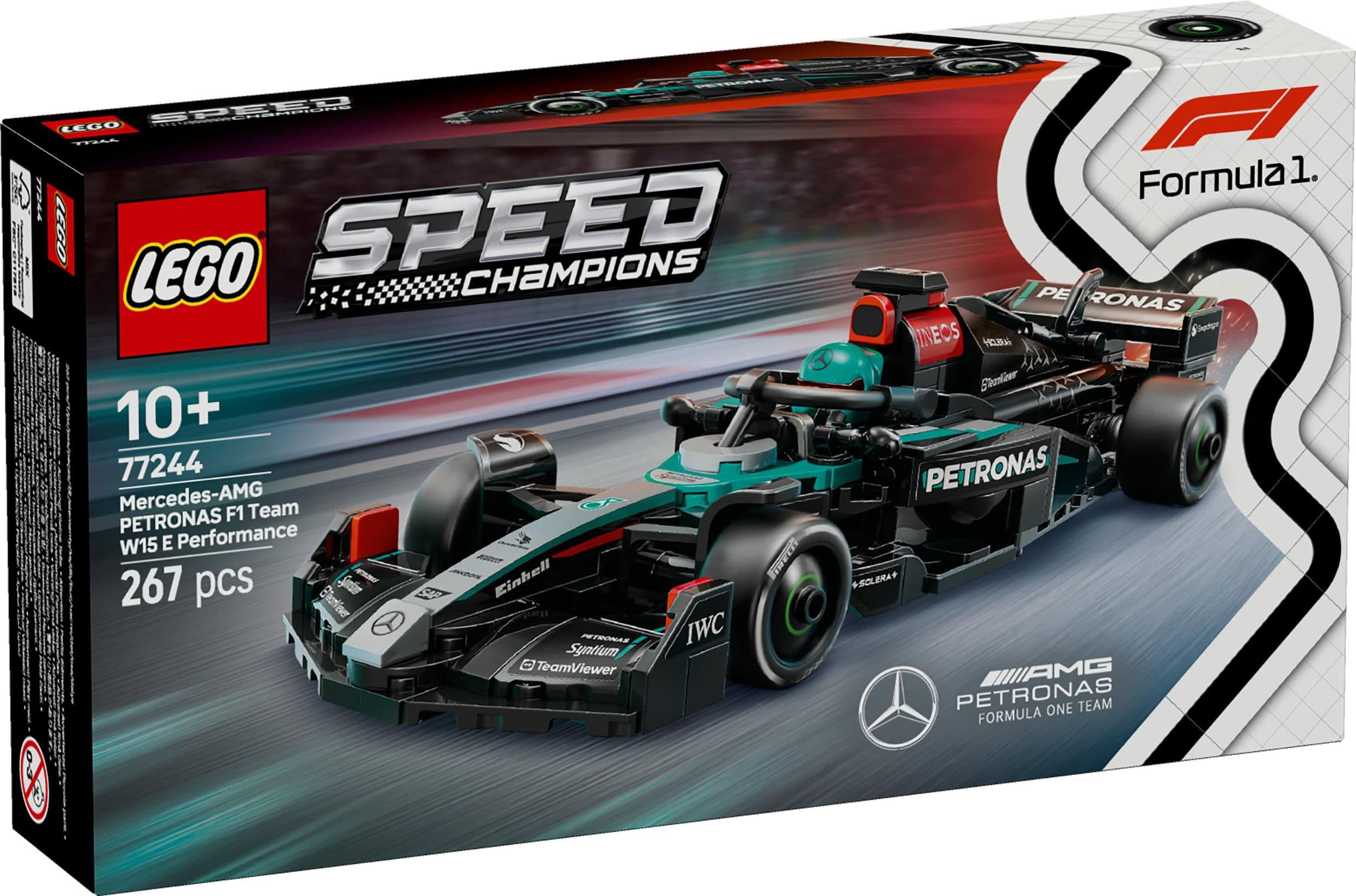 LEGO® Speed Champions 77244 Závodní auto Mercedes-AMG F1 W15