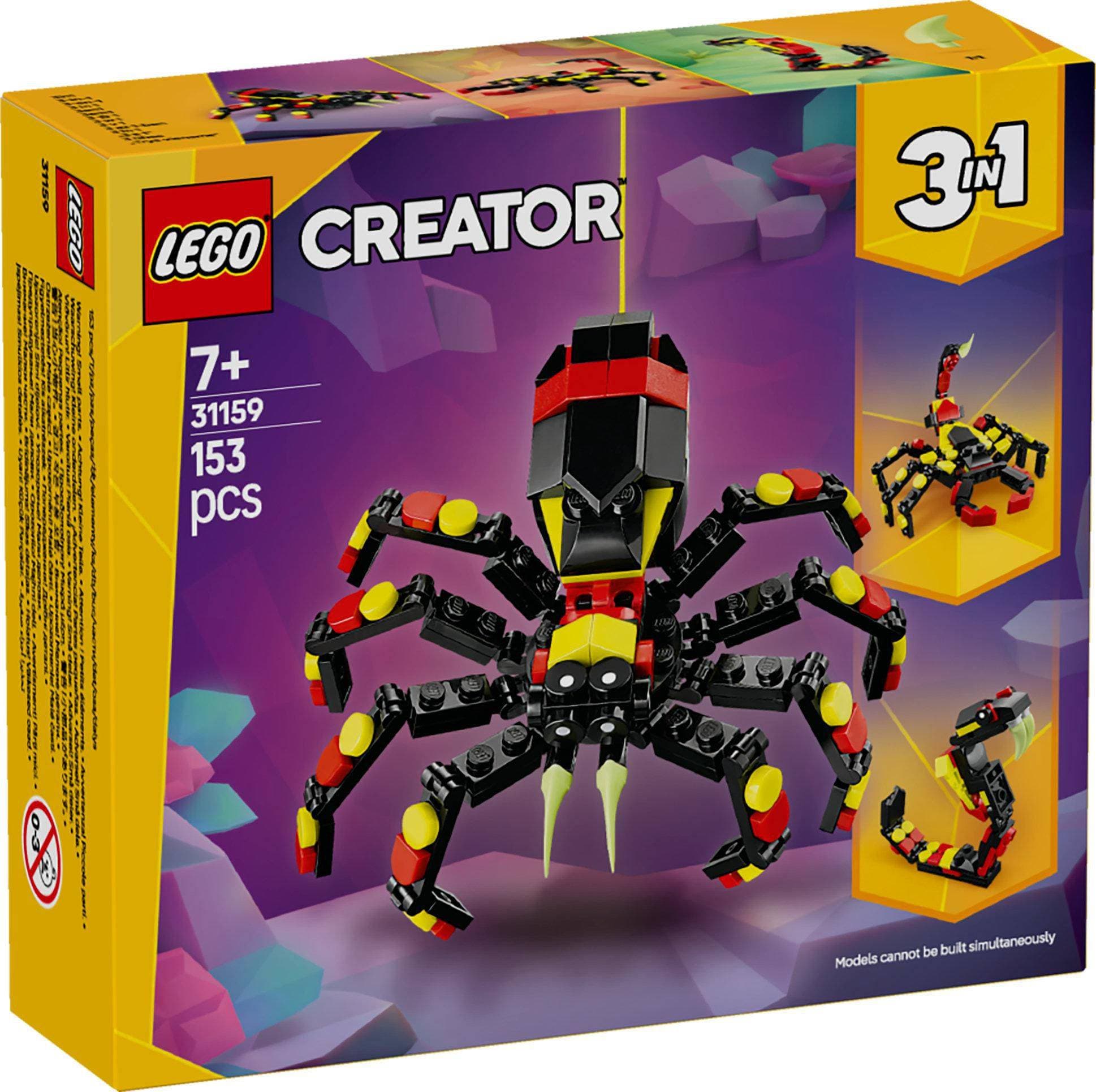 LEGO® Creator 3 v 1 31159 Divoká zvířata: Překvapivý pavouk