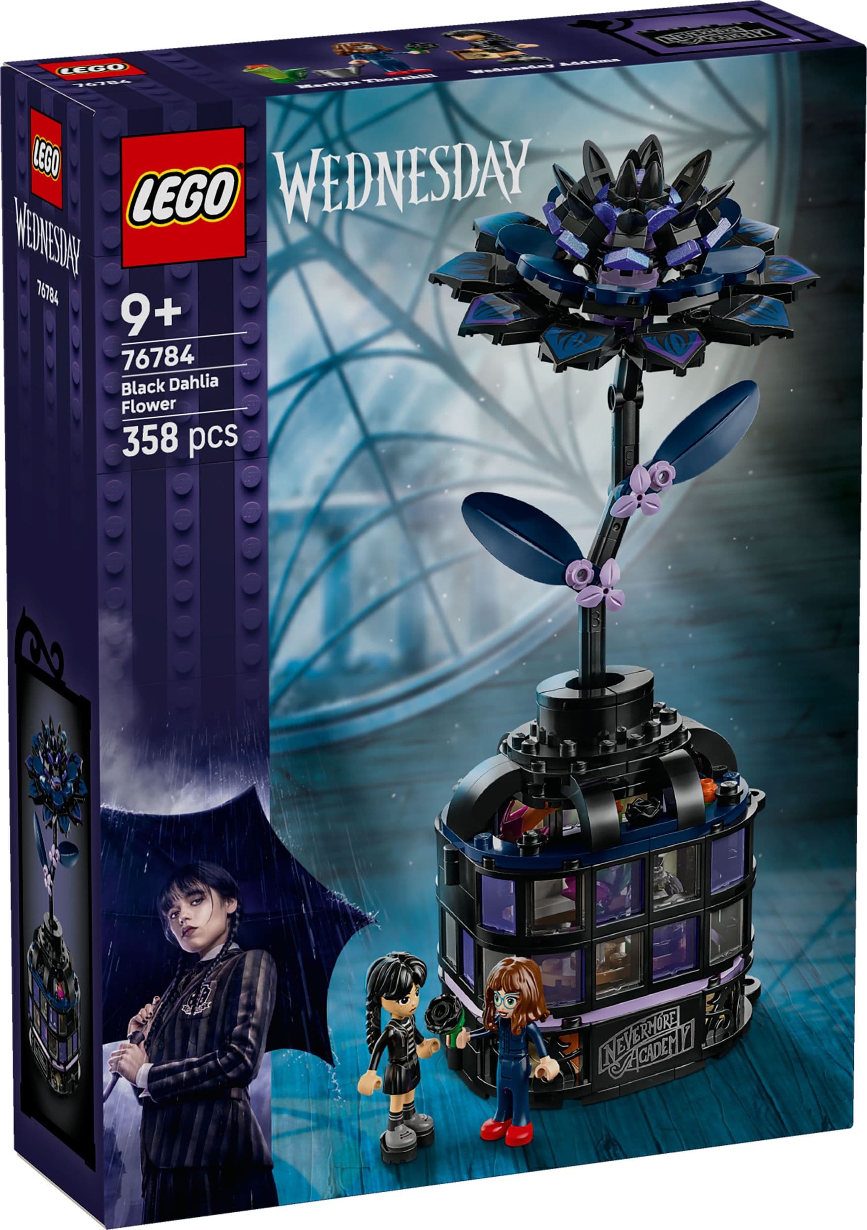 LEGO® Wednesday 76784 Černá jiřina