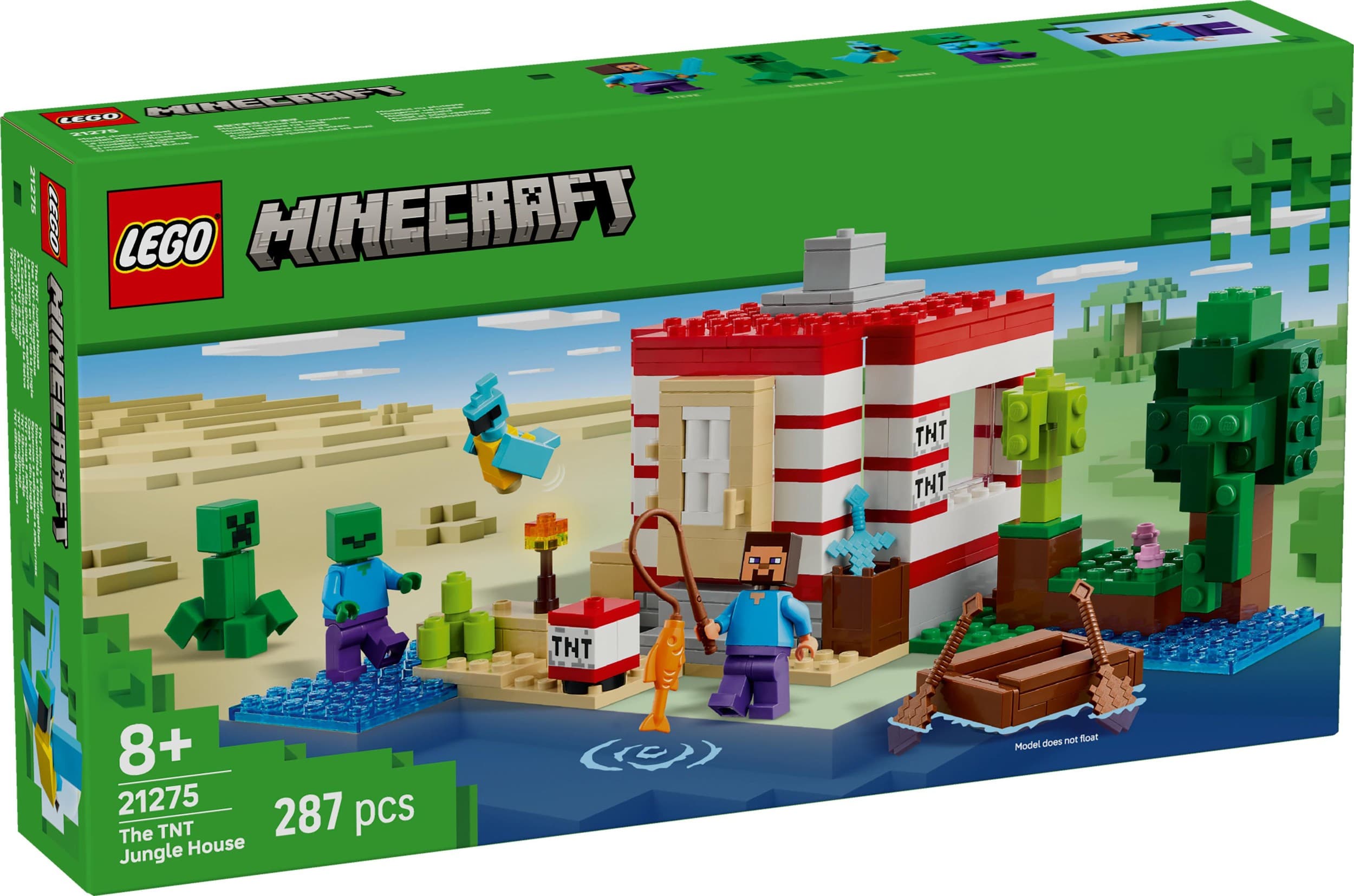LEGO® Minecraft 21275 TNT dům v džungli