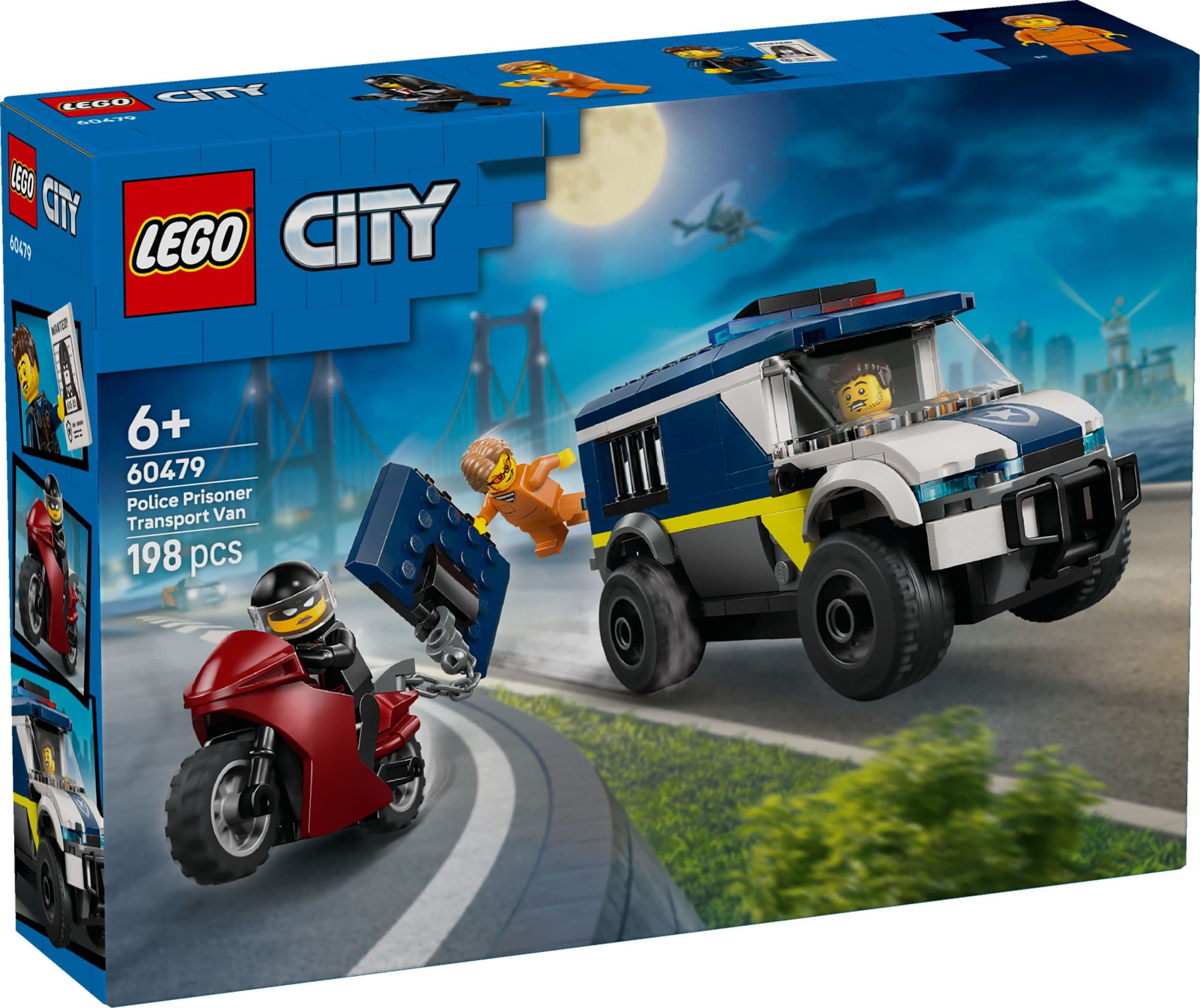 LEGO® City 60479 Policejní dodávka pro převoz vězňů