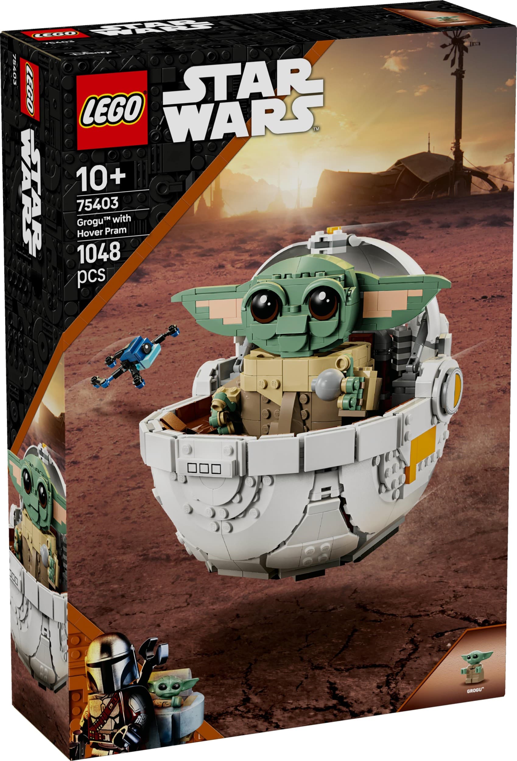 LEGO® Star Wars 75403 Grogu ve vznášejícím se kočárku