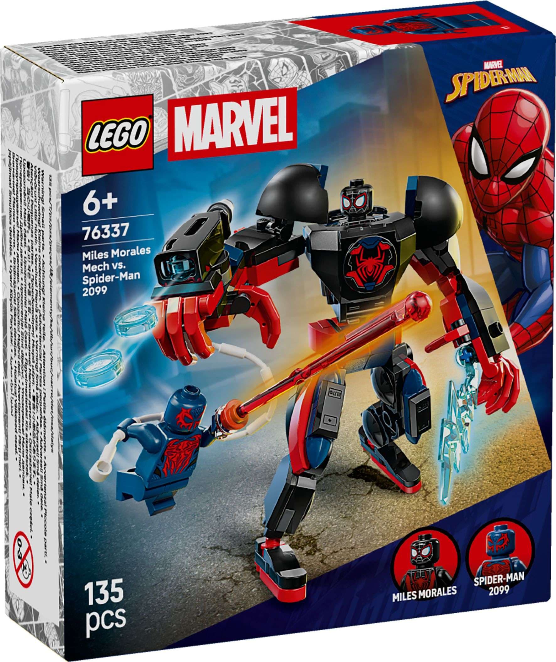 LEGO® Marvel 76337 Robot Milese Moralese vs. Spider-Man 2099